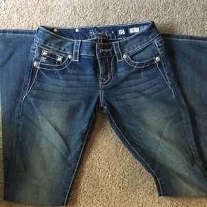EUC Miss Me Flare Jeans Size 25